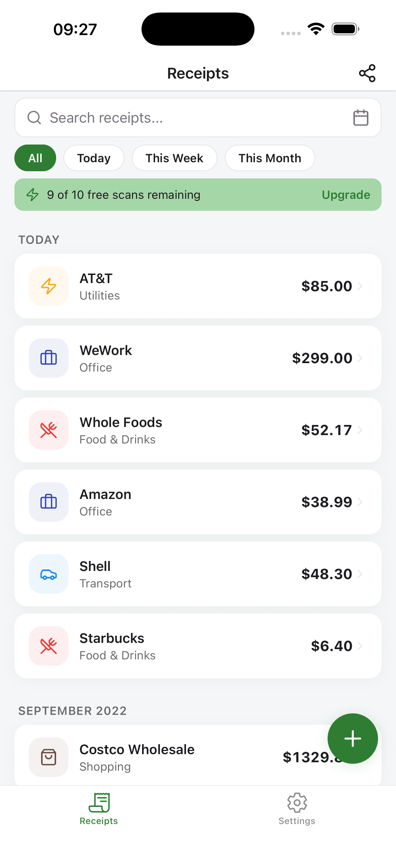 ScanExpense app